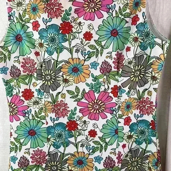 Joy & Co Size Small Sleeveless Floral Print Dress Excellent New Condition NWOT - Picture 4 of 8